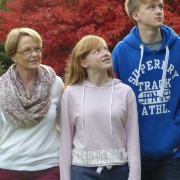 Rowntree descendents on a visit to the Homestead