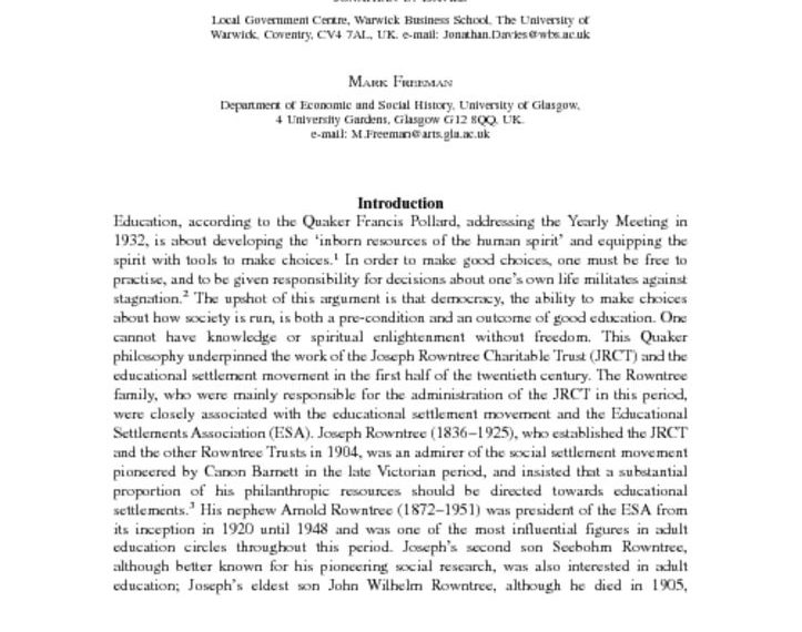 thumbnail of Education for citizenship article