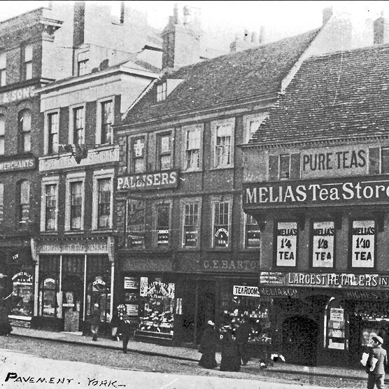 Photo of Rowntrees shop on Pavement, York