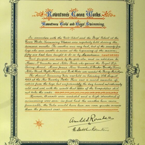 Yearsley opening certificate