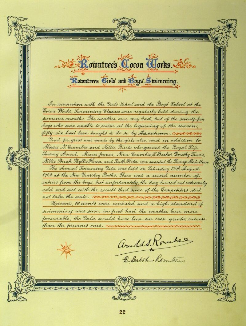Yearsley opening certificate
