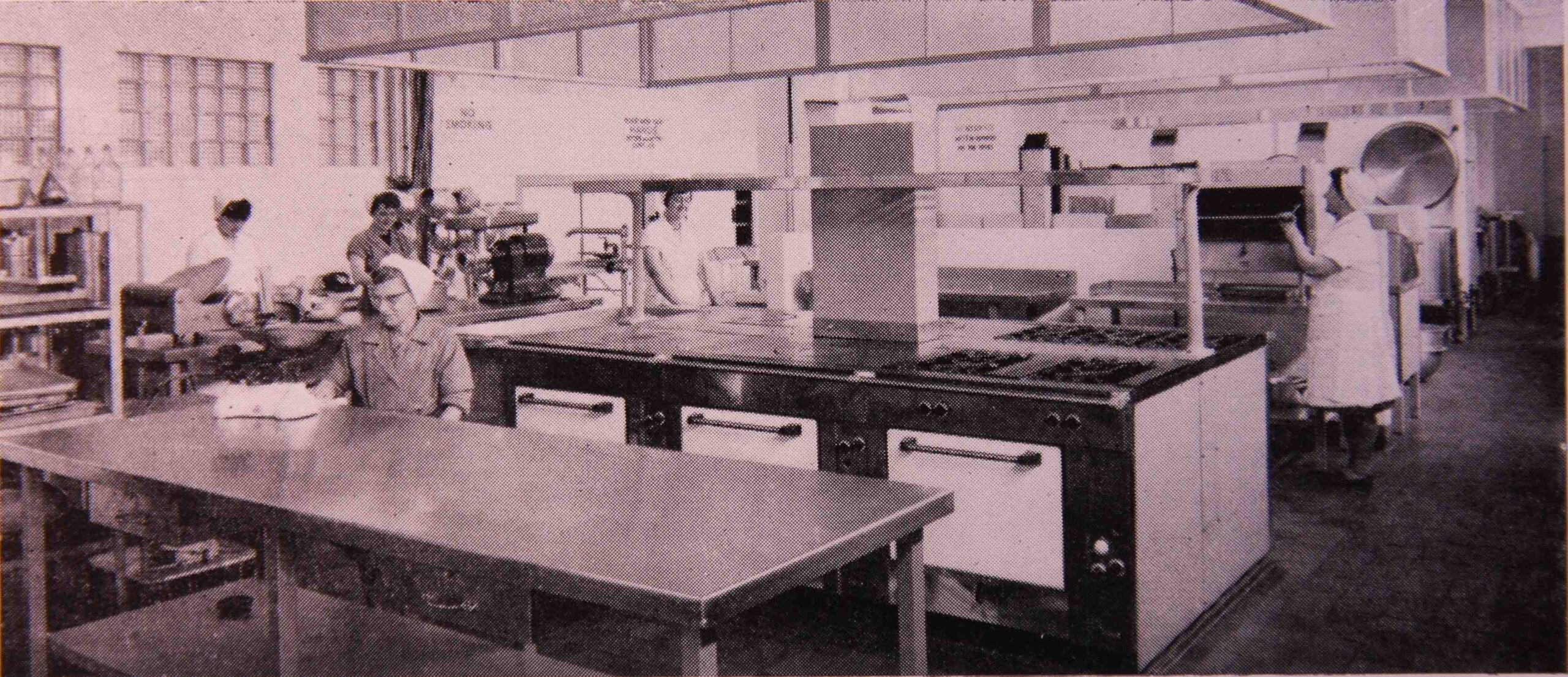 the kitchen in the dining block
